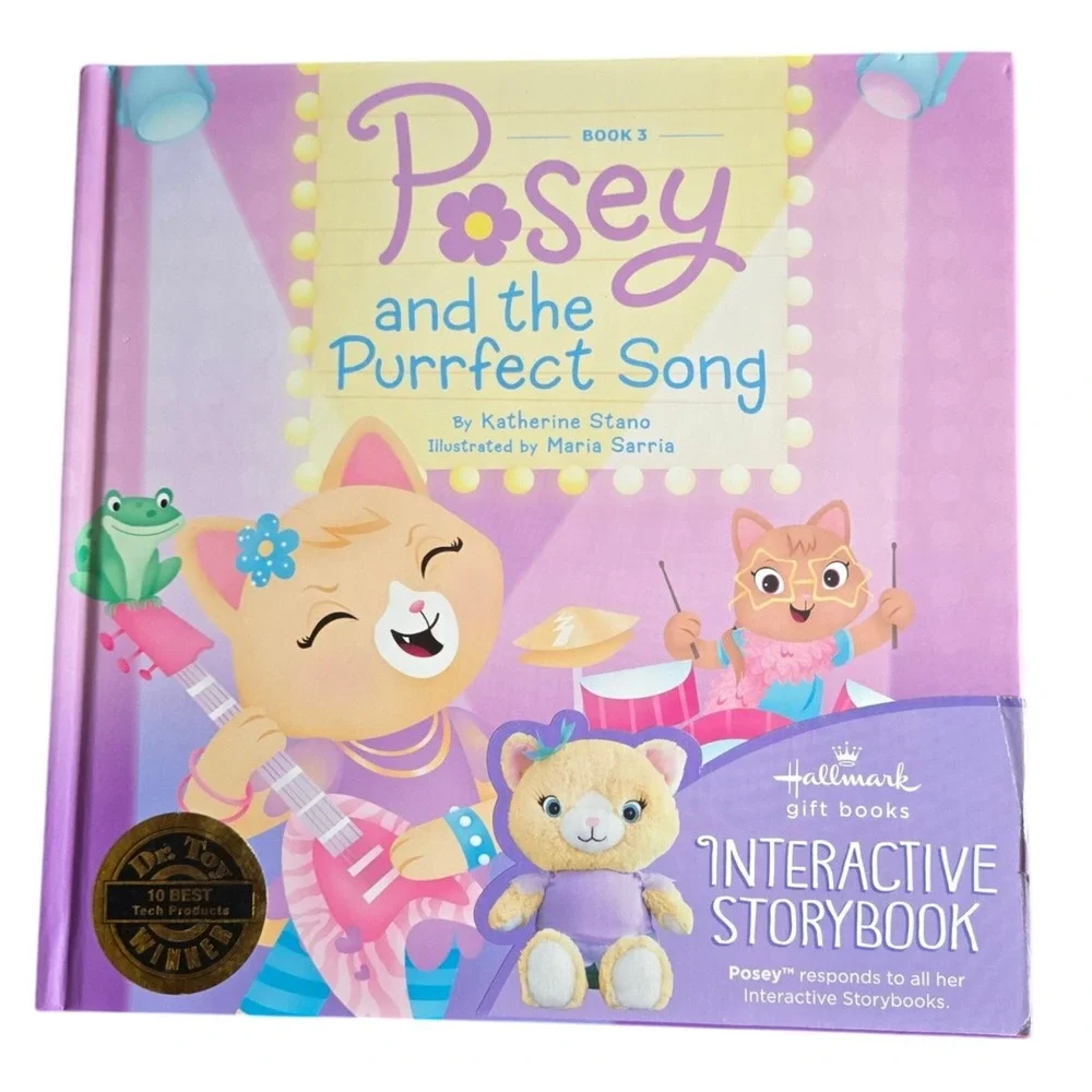 Hallmark Posey and the Purrfect Song Interactive Storybook Hardcover Book 3